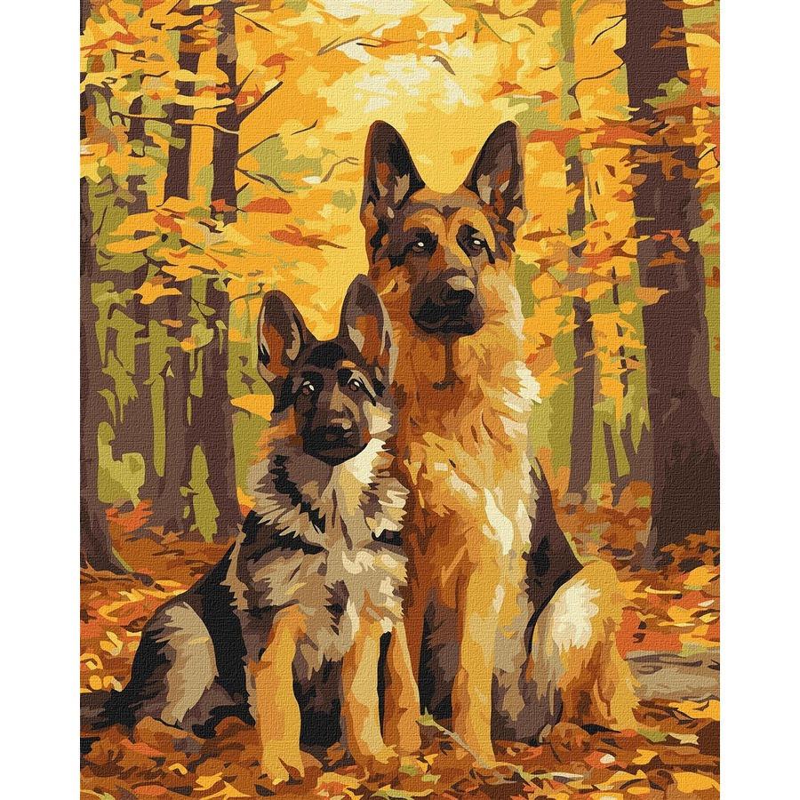 Картина по номерам Ideyka Лесные друзья 40x50 см (KHO6844)