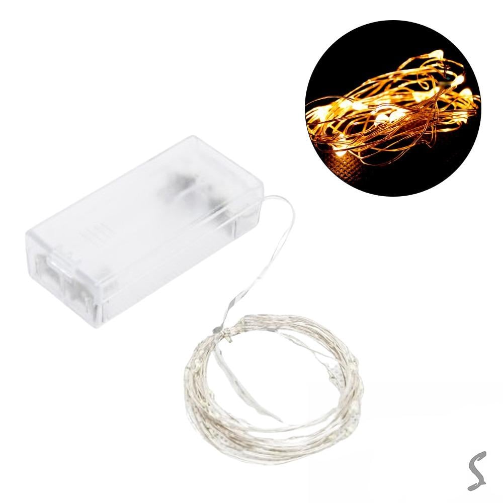 Гірлянда світлодіодна 30 LED 3 м 2AA Yellow (BM-30WW) - фото 2 Гірлянда світлодіодна 30 LED 3 м 2AA Yellow (BM-30WW) - фото 2