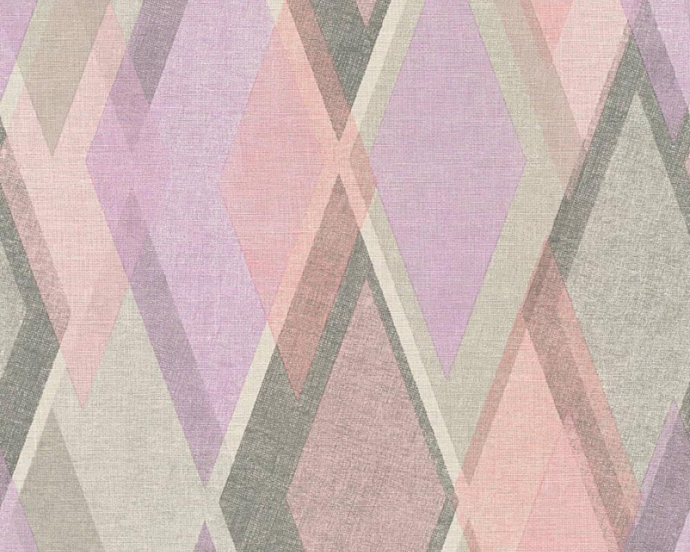 Обои виниловые на флизелиновой основе A.S.creation Pop Colors Розовый (35591-1)