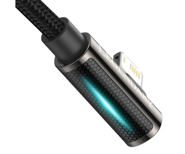 Кабель дата Baseus CALCS-A01 USB-Lightning 2,4 A 2 м Black - фото 3