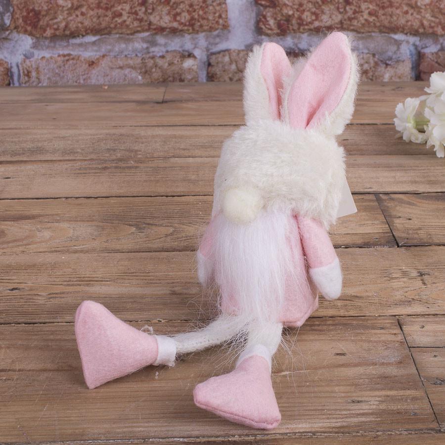 Статуэтка Гном-зайчик Светло-розовый (4909-1)