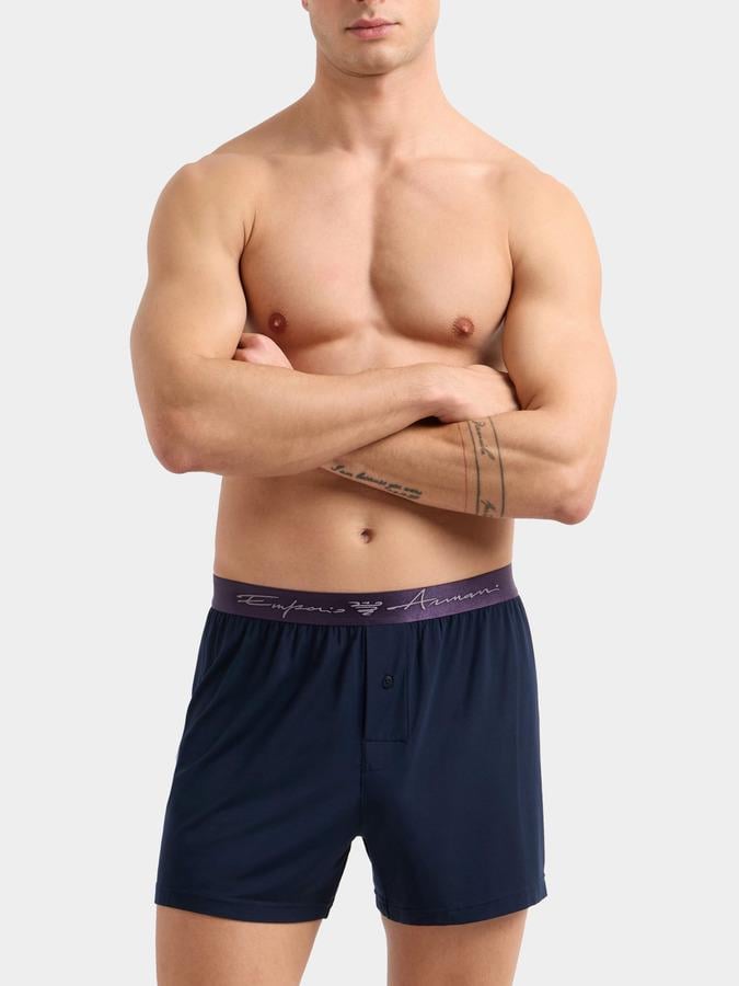 Труси чоловічі сімейні Emporio Armani XL Темно-синій (EM000366-blue)