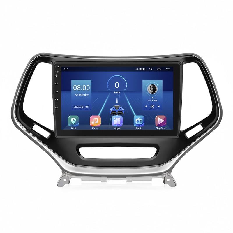 Автомагнитола штатная Lesko для Jeep Cherokee V/KL Рестайлинг 2018-2/32 Гб 4G Wi-Fi GPS Top 10" (32468017)