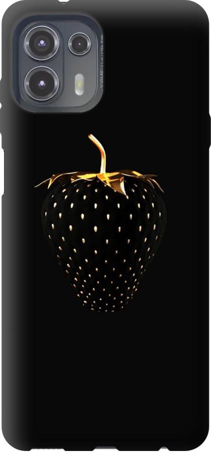 Чехол на Motorola Edge 20 Lite Черная клубника (3585u-2496-42517)