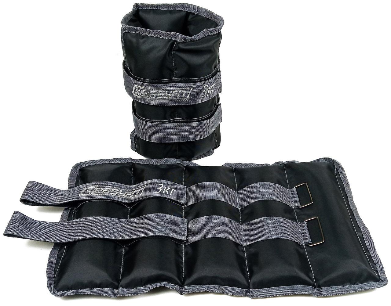 Обважнювачі для ніг і рук EasyFit 3 кг 2 шт. - фото 1 Обважнювачі для ніг і рук EasyFit 3 кг 2 шт. - фото 1