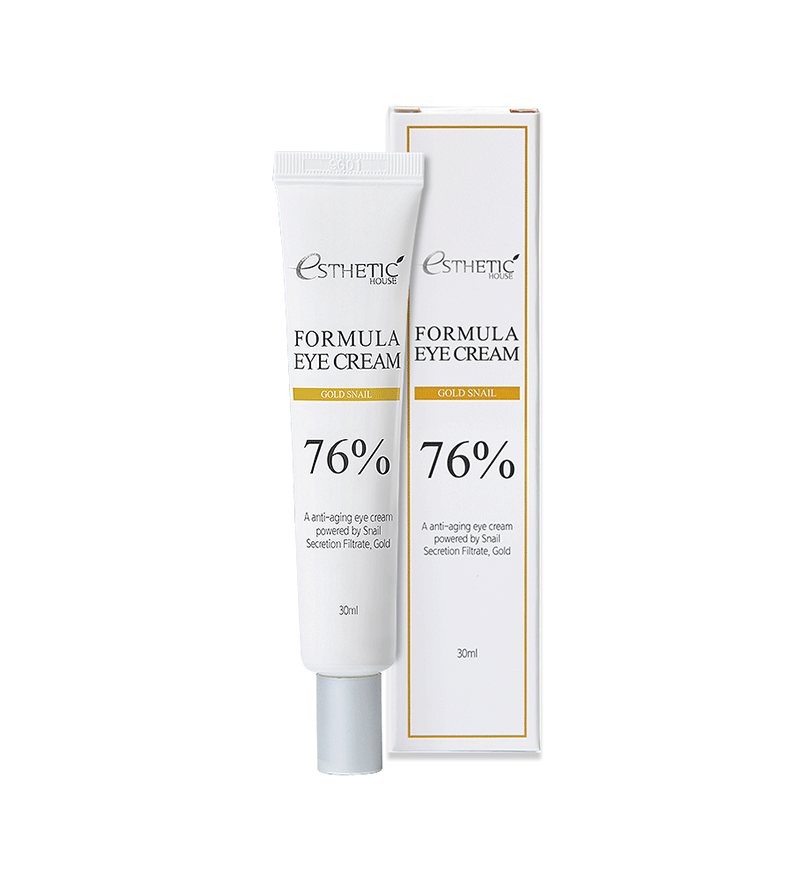 Крем для кожи вокруг глаз питательный Esthetic House Formula Eye Cream Gold Snail 76% 30 мл (11640)