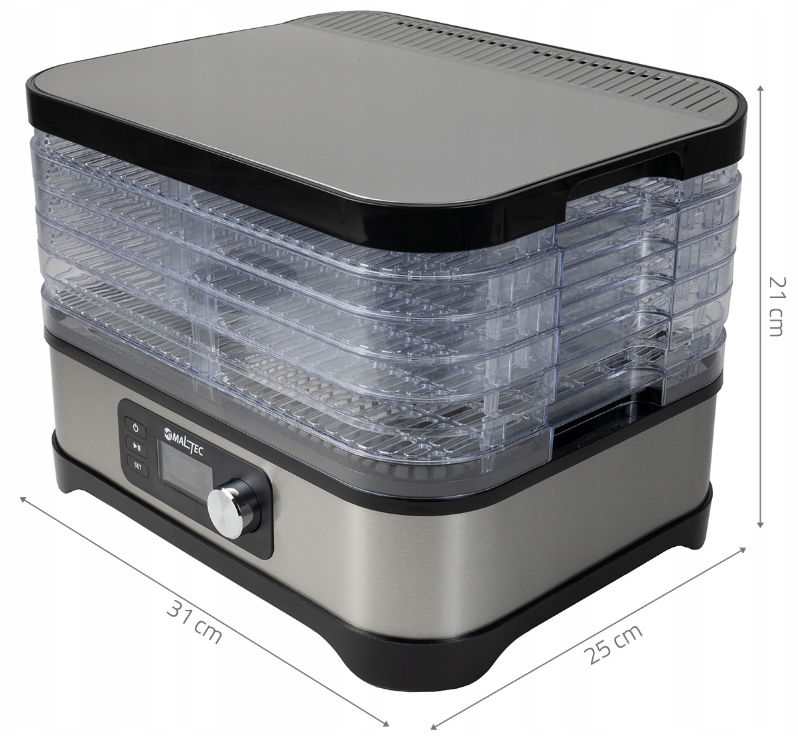 Сушарка для фруктів та овочів Maltec PerfectDry 450 Вт (1927181425) - фото 2 Сушарка для фруктів та овочів Maltec PerfectDry 450 Вт (1927181425) - фото 2