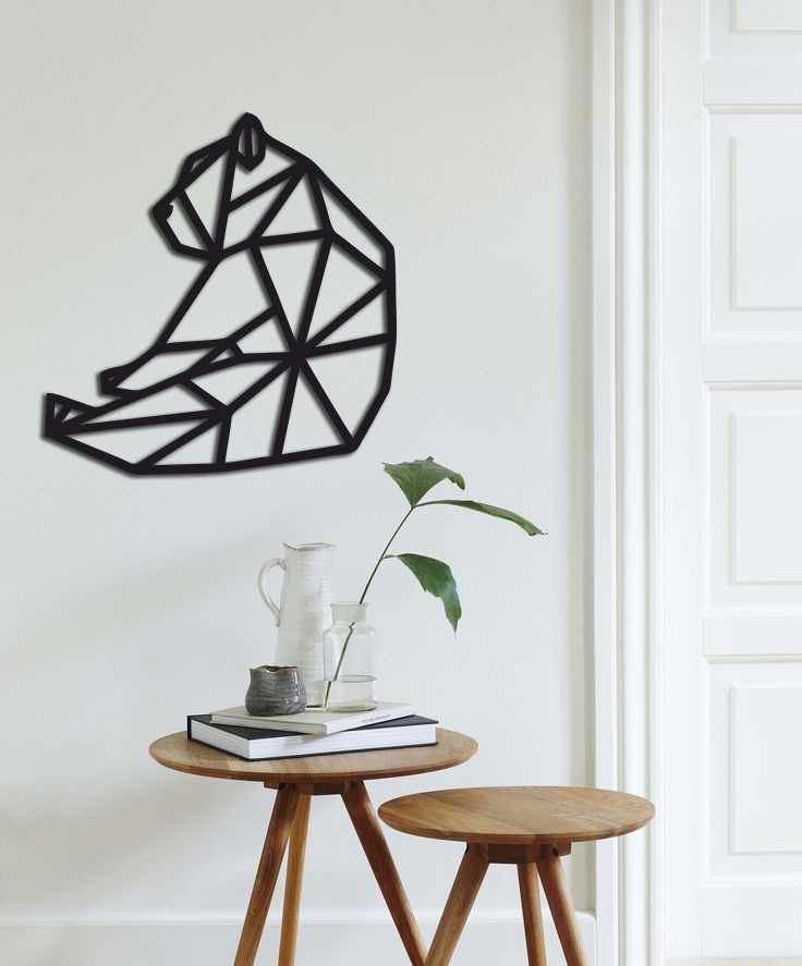 Декор настенный Медведь деревянный