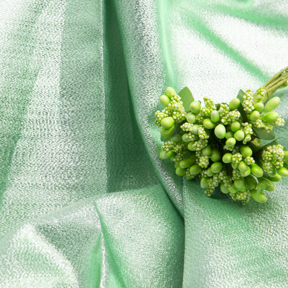 Ткань парча Диско Зеленое яблоко (24452) - фото 3