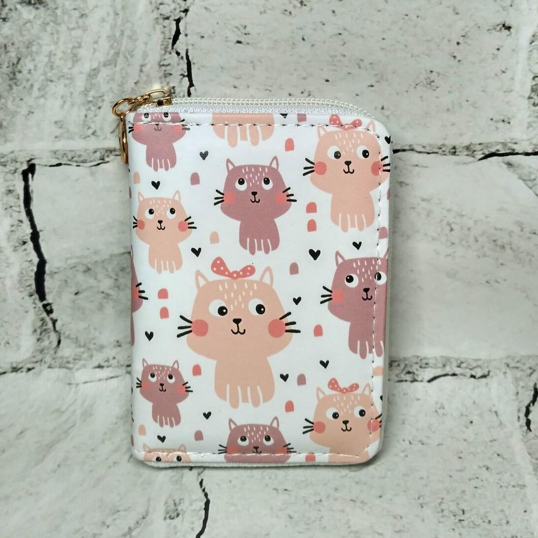 Кошелек детский с рисунком Котики (0201-2)