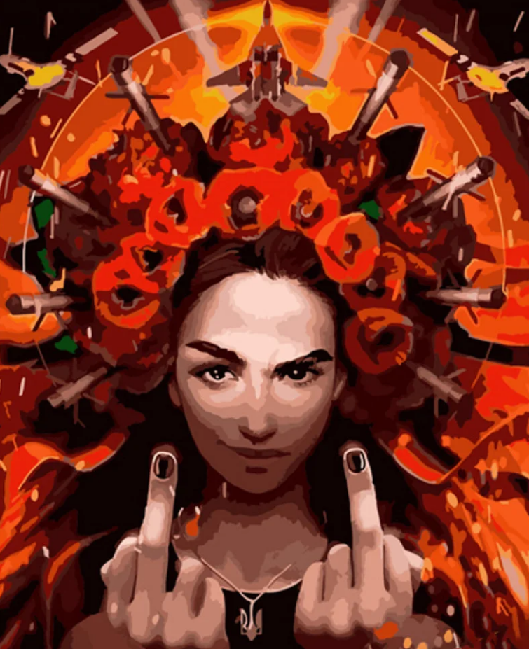 Картина по номерам Strateg Душа страны 40x50 см (GS891)