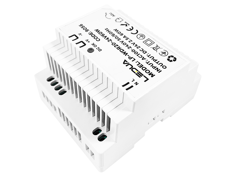 Блок питания LEDUA на DIN-рейке 60W 2,5А IP20 24V (LP-WDR20-24V60W) - фото 2