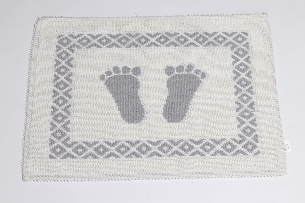 Коврик в ванную хлопковый Foot Tropichome 50x70 см (2064/grey) - фото 3 Коврик в ванную хлопковый Foot Tropichome 50x70 см (2064/grey) - фото 3