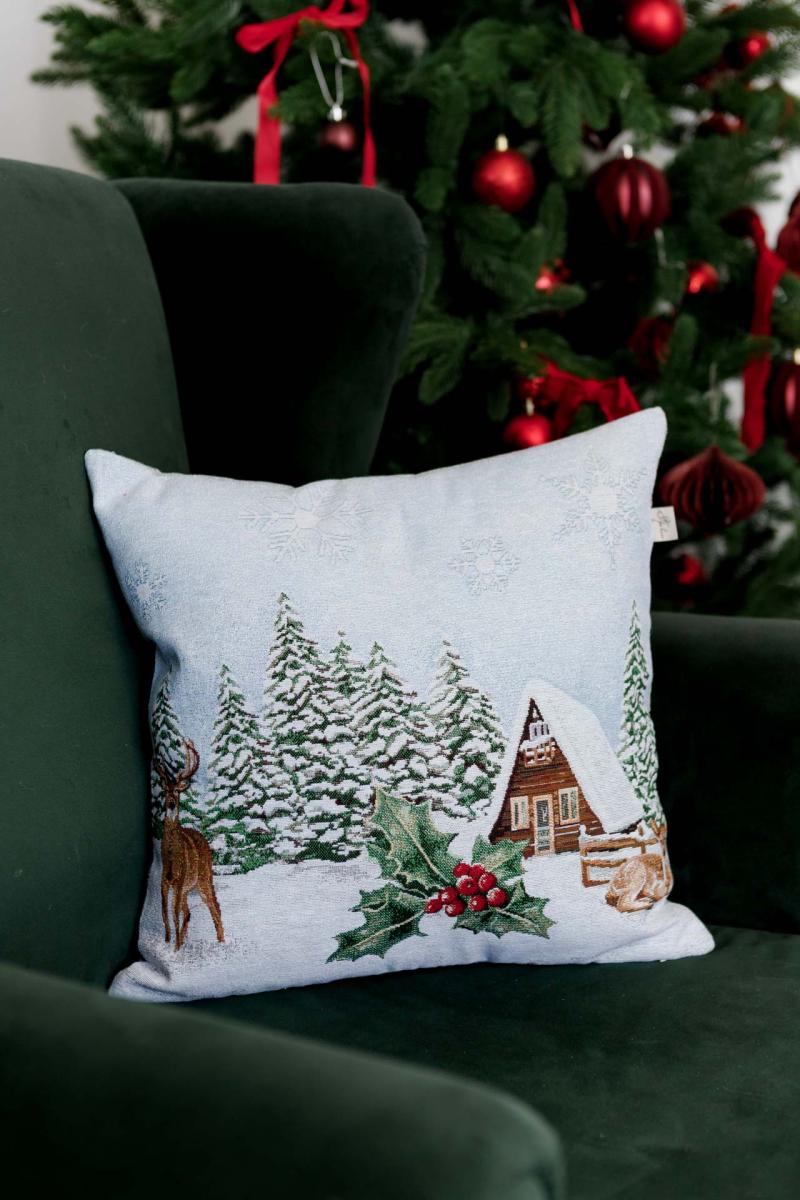 Наволочка гобеленова Олені SQUIRREL 45х45 см (041925) - фото 3 Наволочка гобеленова Олені SQUIRREL 45х45 см (041925) - фото 3