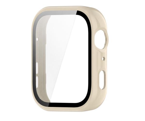 Чехол с защитным стеклом Protective Cover with Glass для Huawei Watch Fit 5 Pro Кремовый