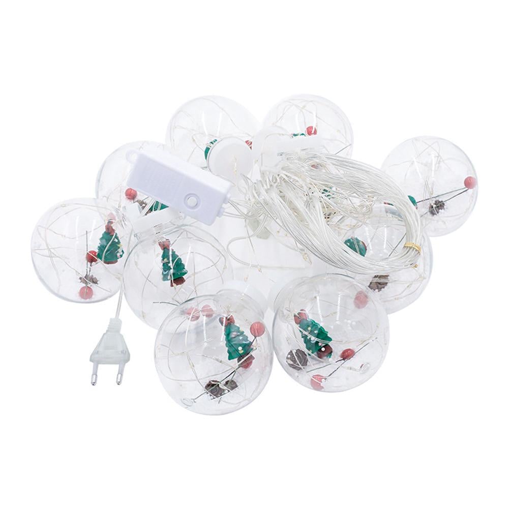Новорічна гірлянда кульки з ялинкою Curtain ball lamp 200 LED 4,2 м Білий (1008987-Other-1)