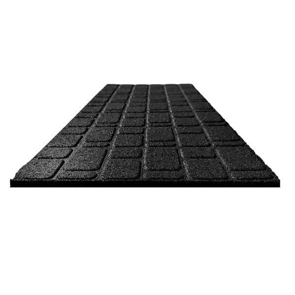 Резиновая брусчатка Старый город 1000x500x10 мм Черный (2562227371)