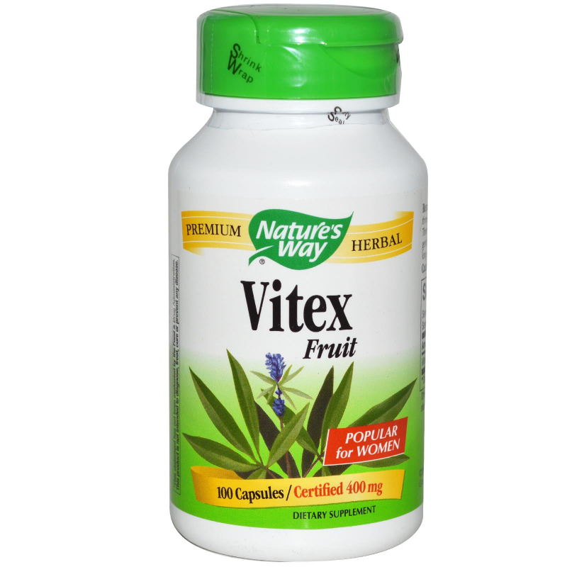 Добавка натуральна Vitex Fruit Chasteberry 100 капсул Добавка натуральна Vitex Fruit Chasteberry 100 капсул