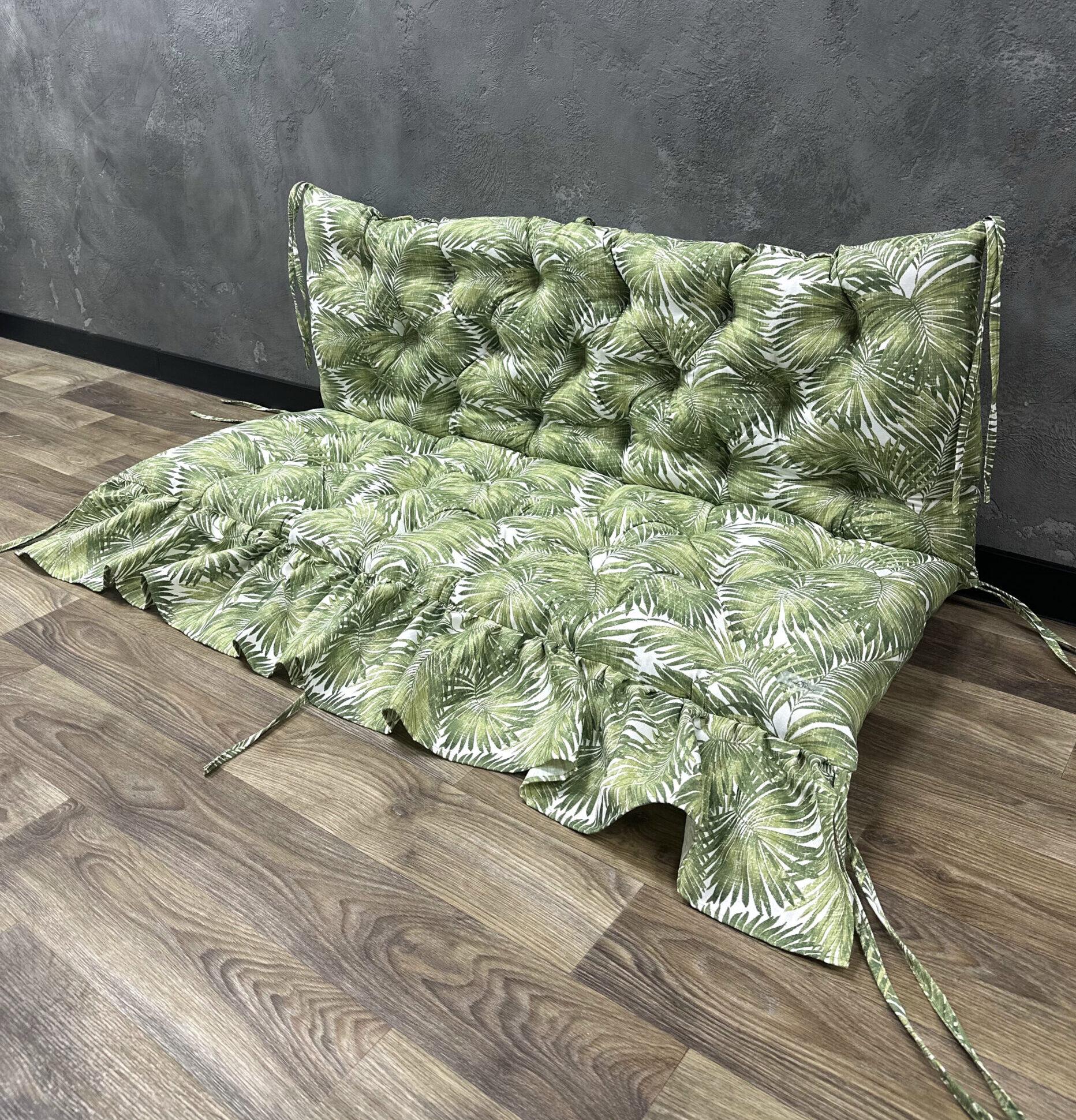 Подушка Сomfort Home Chamedorea на поддоны/качели/каркасы/садовую мебель с рюшей 150х50х50 см Подушка Сomfort Home Chamedorea на поддоны/качели/каркасы/садовую мебель с рюшей 150х50х50 см