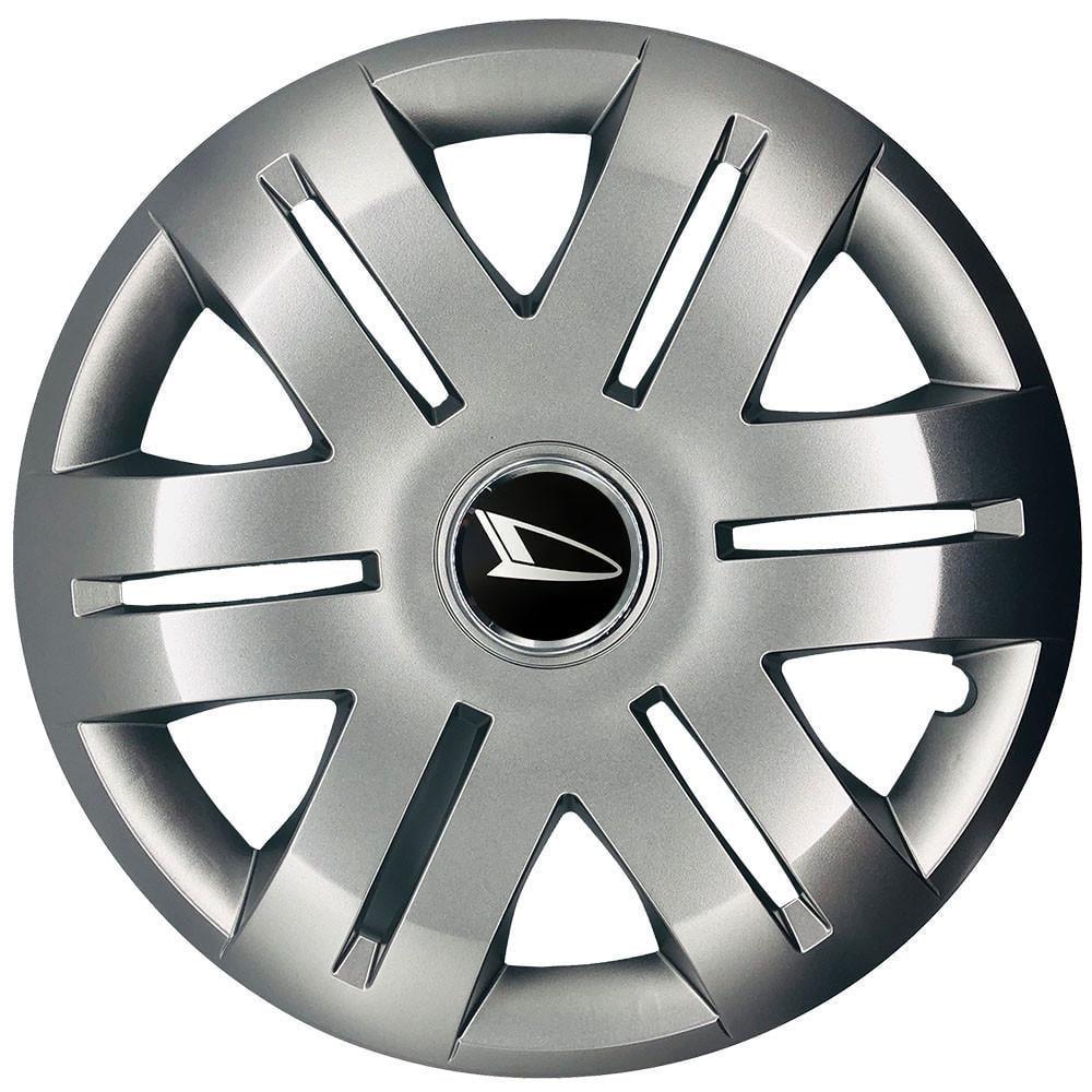Ковпаки SJS з логотипом Daihatsu 406 R16 4 шт. Срібний (31005880)