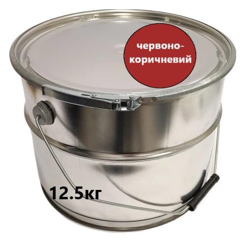 Грунтовка алкідна антикорозійна прискореного висихання Khimrezerv PRO 12,5 кг 8,9 л Червоно-коричневий
