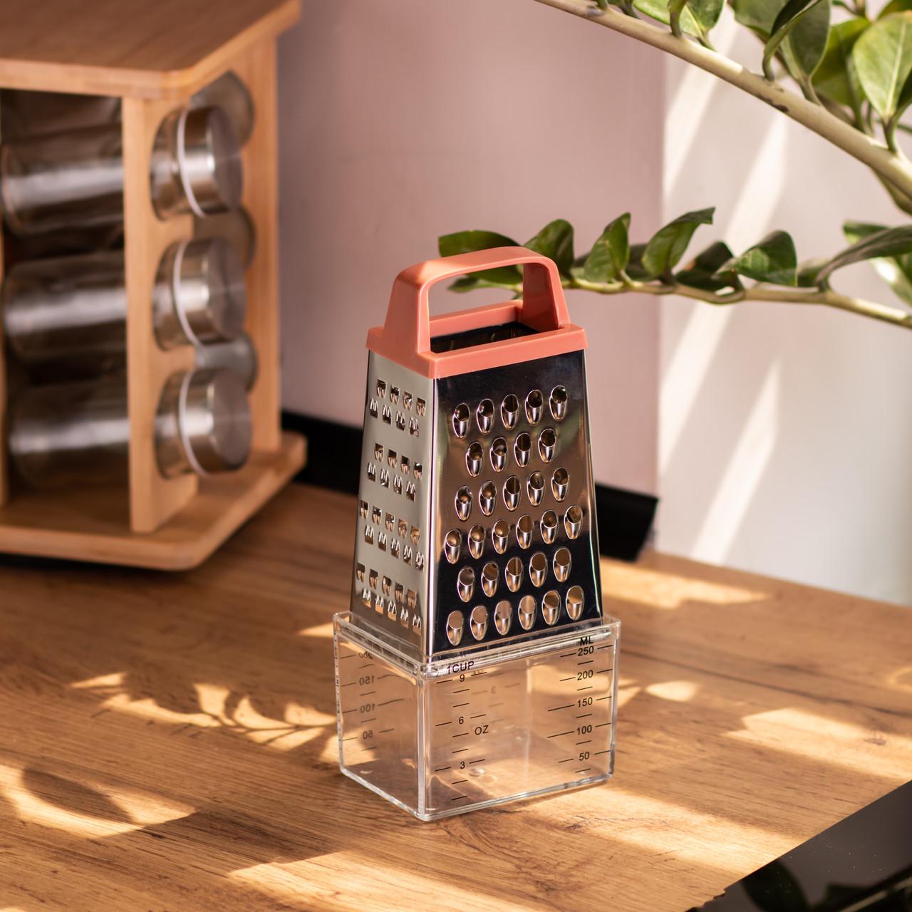 Терка ручная для овощей и фруктов с контейнером HP-8-1 250 мл (A-034731) - фото 5 Терка ручная для овощей и фруктов с контейнером HP-8-1 250 мл (A-034731) - фото 5