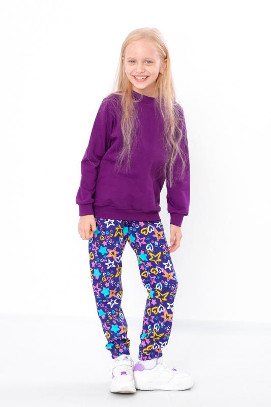 Штани для дівчинки Носи Своє 98 см Фіолетовий (6155-024-5)