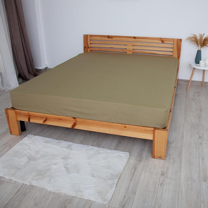 Простирадло з гумкою ТЕП НАТХНЕННЯ 160х200 см Олива (18438) - фото 1 Простирадло з гумкою ТЕП НАТХНЕННЯ 160х200 см Олива (18438) - фото 1