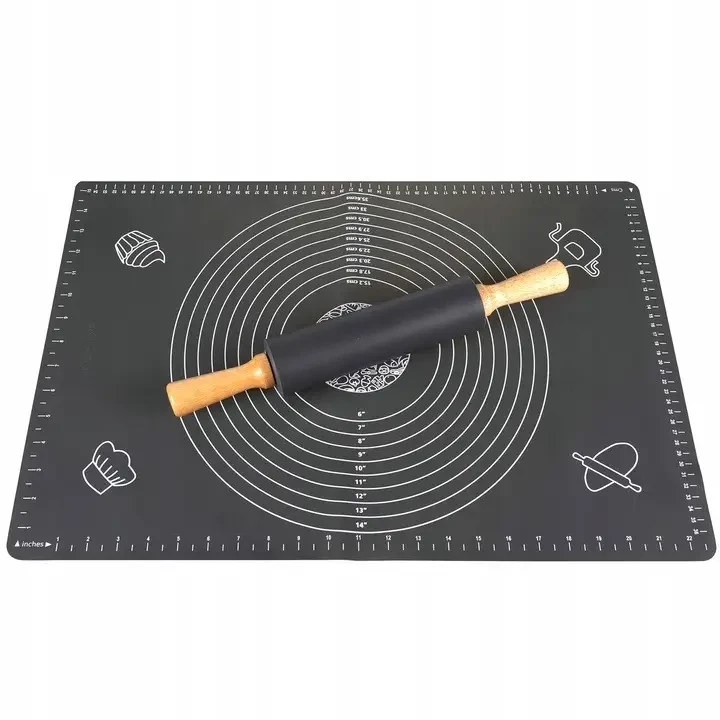 Доска кухонная Ruhhy силиконовая 70х50 см с валиком (23760)