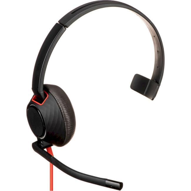 Гарнитура Poly Blackwire C5210 Mono проводная 3,5 мм/USB-A Черный (80R98AA)
