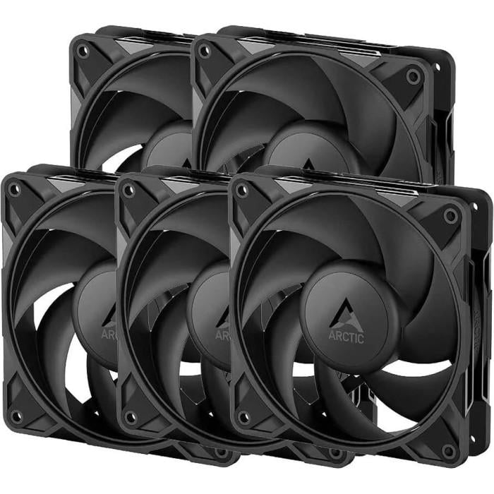Комплект корпусных вентиляторов Arctic P12 Pro LN 120 мм 2000 об/мин FDB 5 шт. Black (ACFAN00349A)