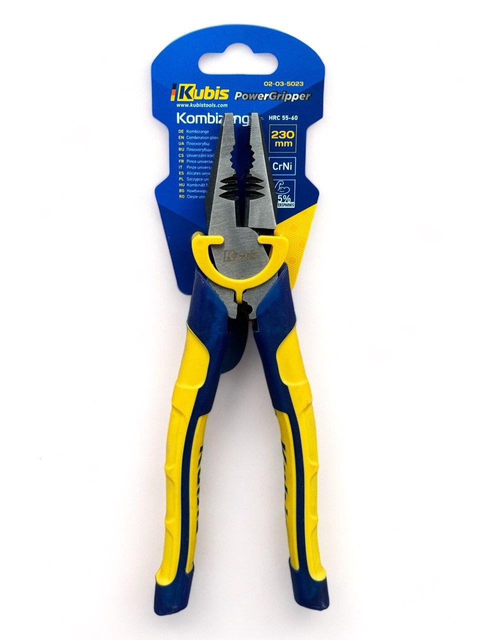 Плоскогубцы Kubis ProGripper HRC 55-60 230 мм (02-03-5023) Плоскогубцы Kubis ProGripper HRC 55-60 230 мм (02-03-5023)