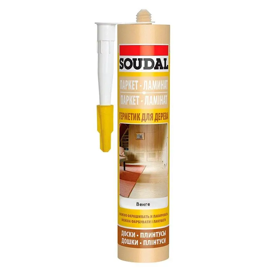 Герметик для дерева SOUDAL 280 мл Венге (99900361) - фото 1