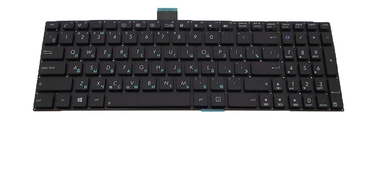 Клавиатура для ноутбука Asus R556 R556QA матовая (0KNB0-612ARU00)