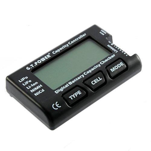 Тестер RC аккумуляторов до 7 ячеек ЖК Li-pol LiFe Li-ion NiMH Nicd (4809)