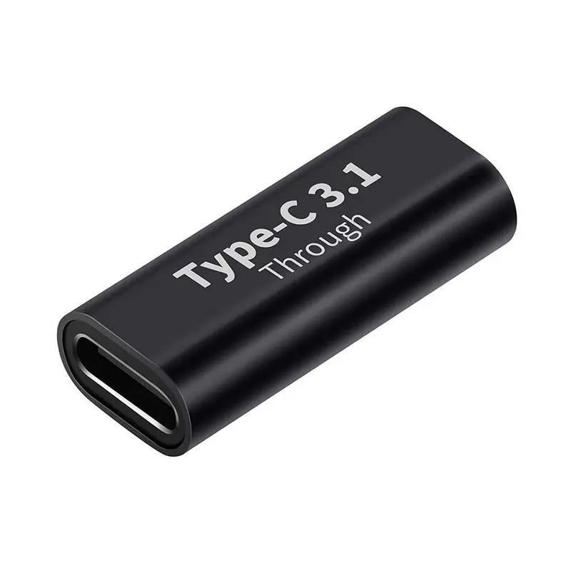 Адаптер-перехідник прямий USB Type-C 3.1 F/F 10Gbps eXpert Type-2 Black