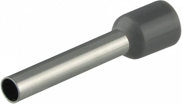 Накінечник ізольований АСКО-Укрем НТ 4,0-18 4 мм2 гільза 18 мм 1 шт. Сірий (A0060010030) Накінечник ізольований АСКО-Укрем НТ 4,0-18 4 мм2 гільза 18 мм 1 шт. Сірий (A0060010030)
