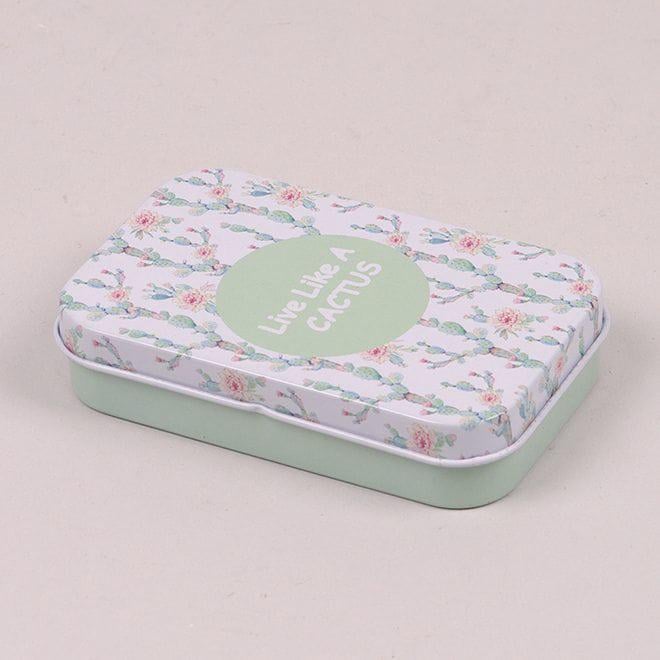 Коробочка металлическая Flora Кактусы (25291)