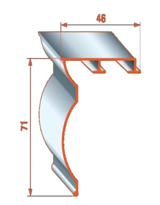 Карниз на стіну EURO CONCEPT БР-24 дворядний 2,5 м Білий - фото 3 Карниз на стіну EURO CONCEPT БР-24 дворядний 2,5 м Білий - фото 3