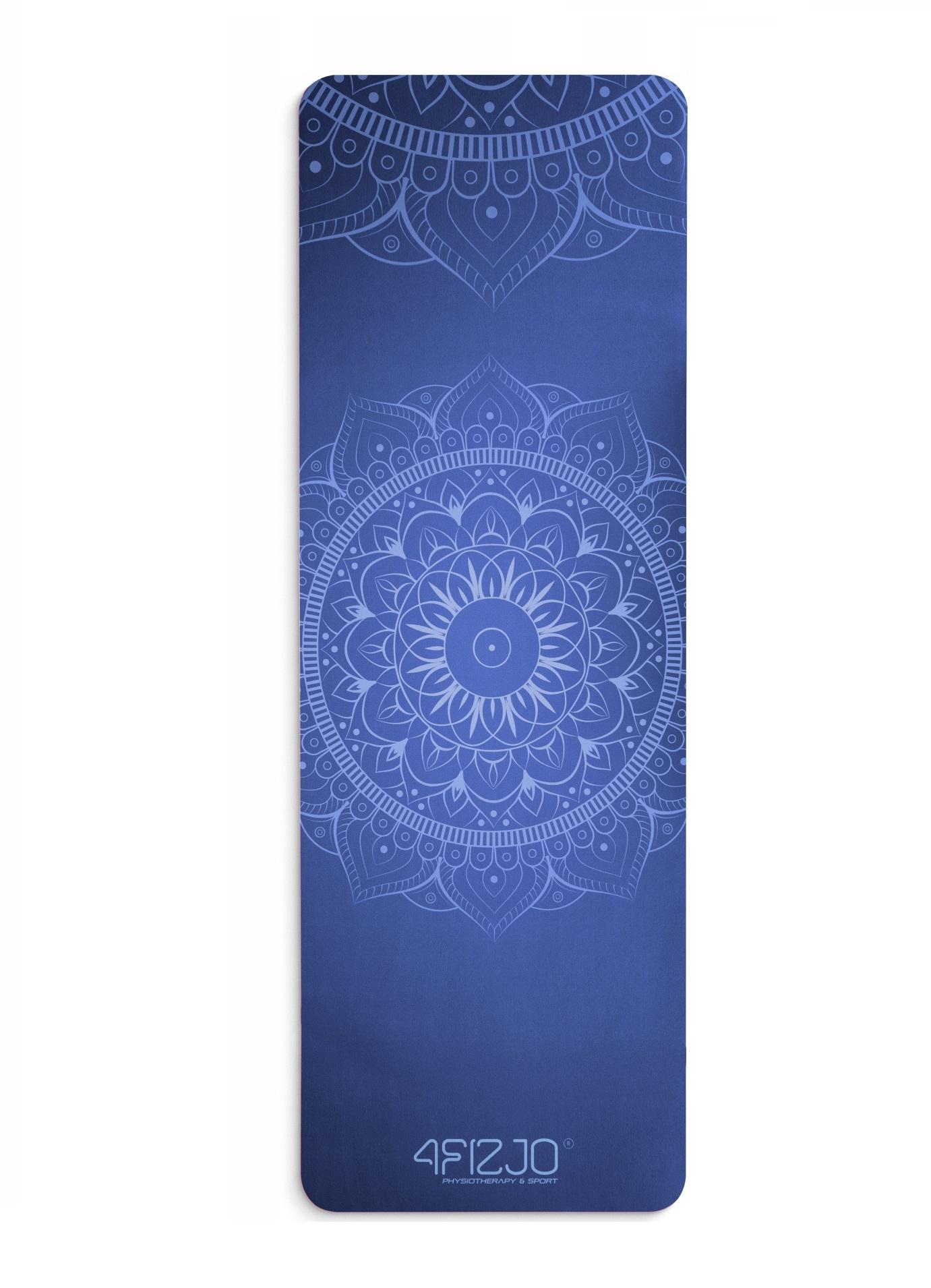 Килимок спортивний 4fizjo із замші 183x61x0,15 см Blue (P-5905973405713)