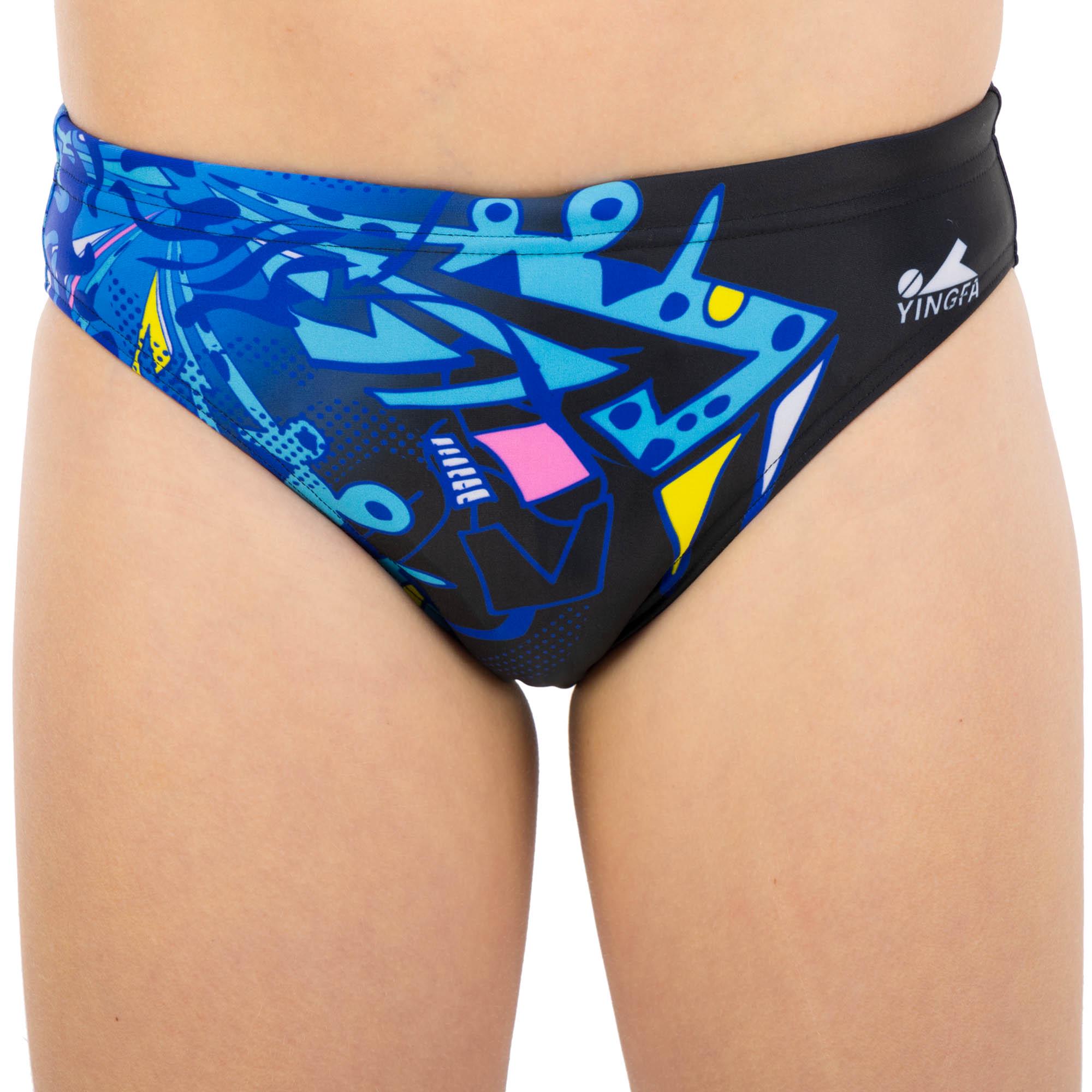 Плавки мужские классические для плавания YINGFA 9647 S Голубой (9647_Сине-черный_S_(150-155с) - фото 2 Плавки мужские классические для плавания YINGFA 9647 S Голубой (9647_Сине-черный_S_(150-155с) - фото 2