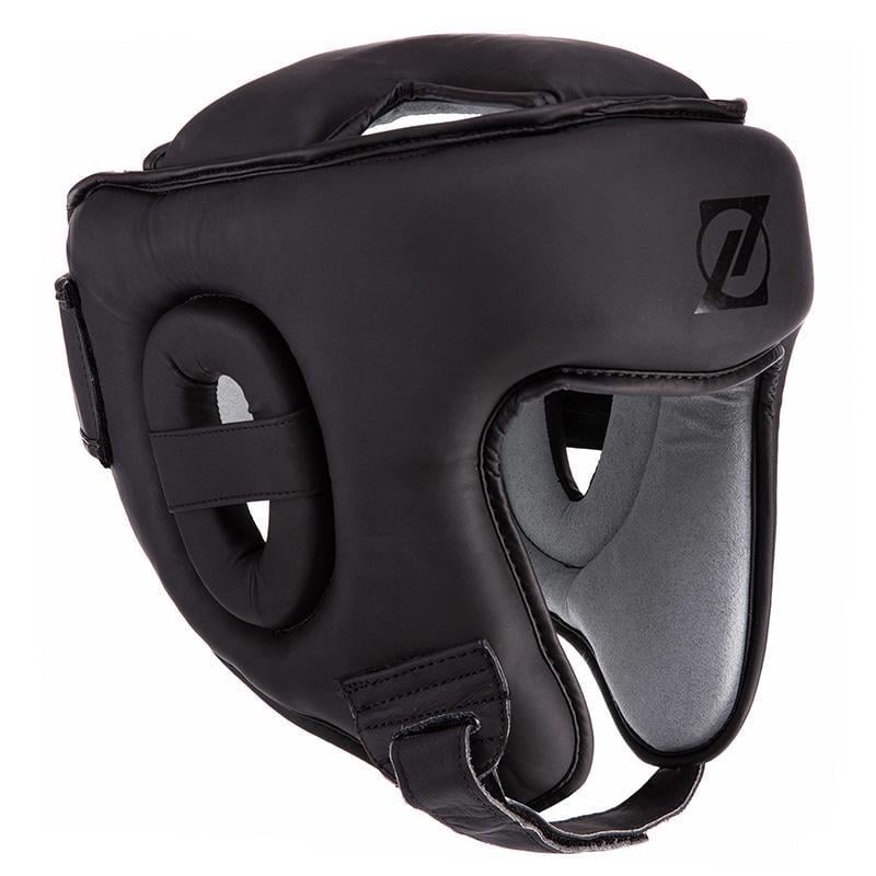 Шлем боксерский Zelart VL-3322 открытый с усиленной защитой макушки S Черный (37363148)