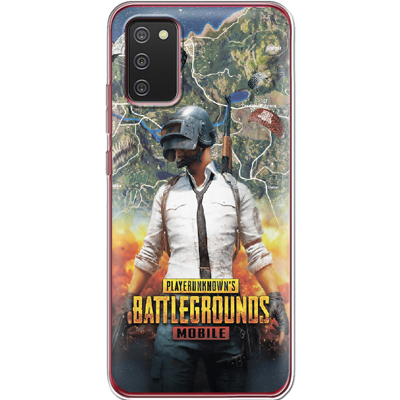 Чохол BoxFace Samsung A025 Galaxy A02S PUBG Mobile Прозорий силікон (41511-up2309-41511)