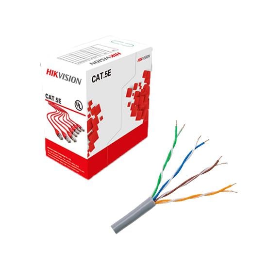 Кабель HikVision UTP-cat.5e витая пара медный внутренний 4x2x0,5 мм 305 м (HVUTP5e305V)