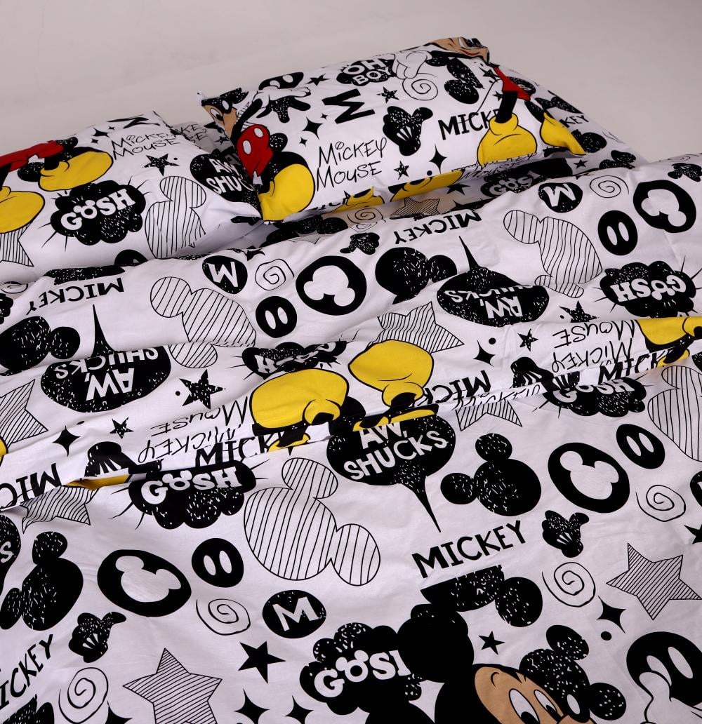Пододеяльник Mickey Comics бязь 155х215 см (89101416) - фото 4