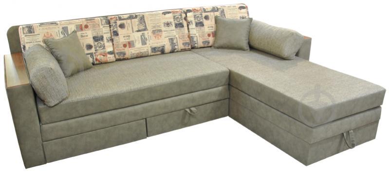 Угловой диван Ribeka Лорд А+ Светло-серый (05H03)