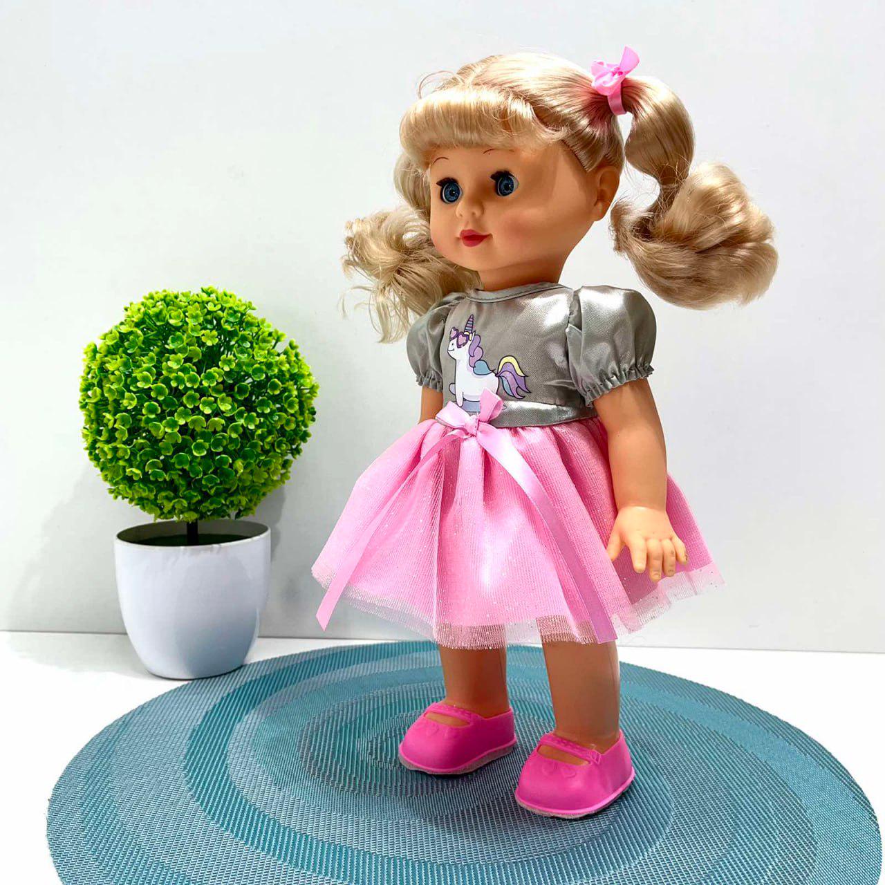 Кукла Даша ходит/поет песни 33 см Розовый ( M 5809 I UA)