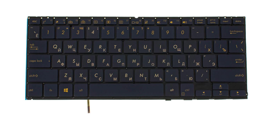 Клавиатура для ноутбука Asus UX370UA с подсветкой клавиш (0KNB0-2604RU00)