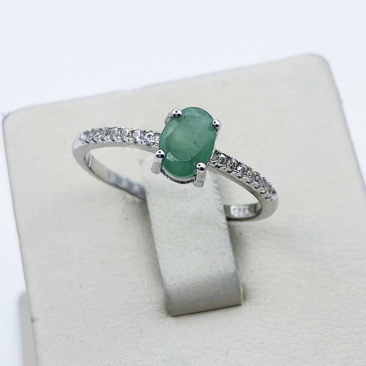 Кольцо серебряное с изумрудом р. 19 1,58 г (2355232808) Кольцо серебряное с изумрудом р. 19 1,58 г (2355232808)