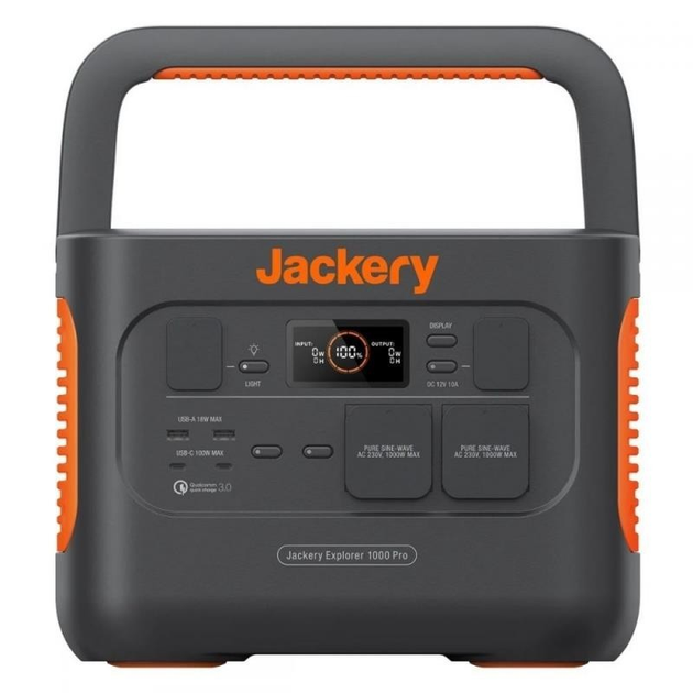 Станція резервного живлення Jackery Explorer 1000 Pro EU 1002 Вт*г 1000 Вт (9278884)